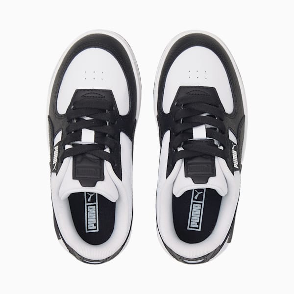 Chaussures Cali Dream Lth Enfant, Puma White-Puma Black, extralarge