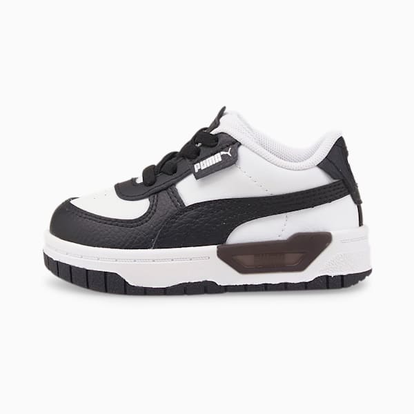 Cali Dream Leather Toddlers' Shoes, Puma White-Puma Black, extralarge