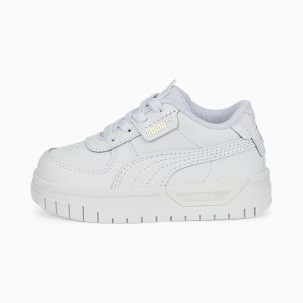 Tenis para bebés Cali Dream Lth AC, Puma White, extralarge