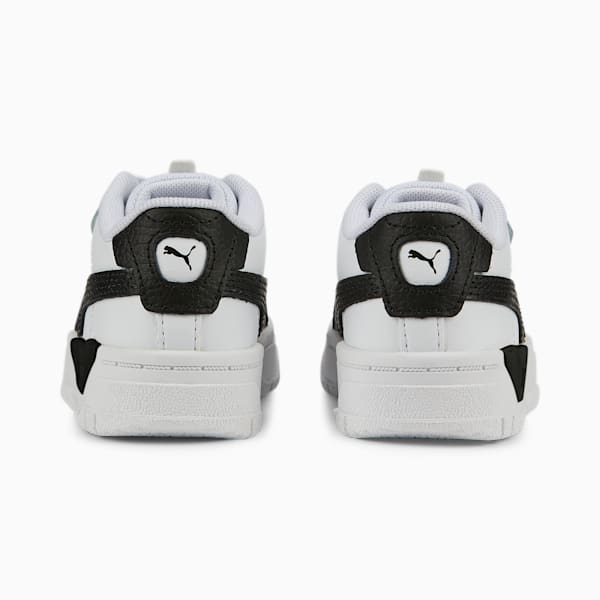 Cali Dream Leather Toddlers' Shoes, Puma White-Puma Black-Puma White, extralarge