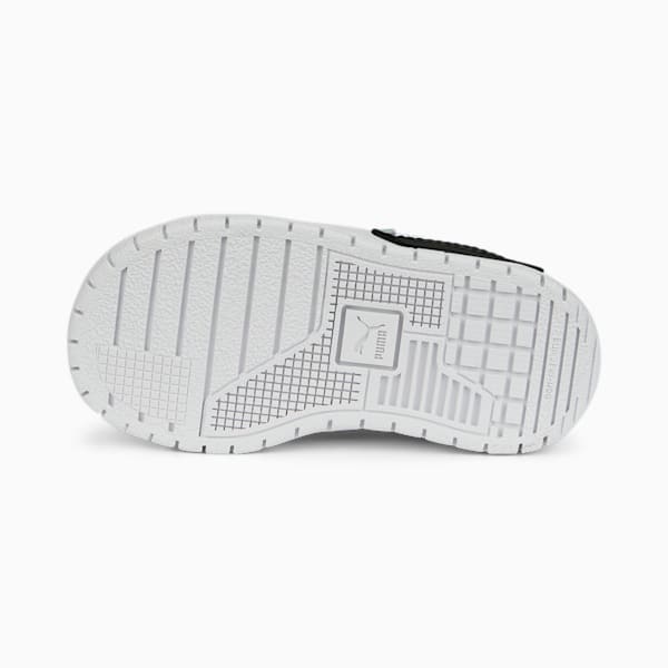 Tenis para bebés Cali Dream Lth AC, Puma White-Puma Black-Puma White, extralarge