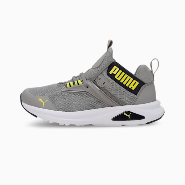Enzo 2 Refresh Kid's Shoes, Concrete Gray-PUMA White, extralarge-IND