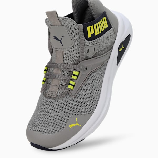 Enzo 2 Refresh Kid's Shoes, Concrete Gray-PUMA White, extralarge-IND