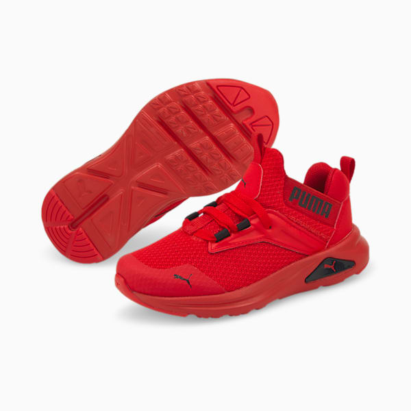 Enzo 2 Refresh AC Kid's Shoes, High Risk Red-Puma Black, extralarge-AUS