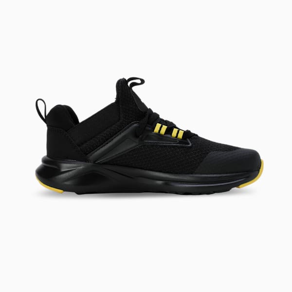 Enzo 2 Refresh Kid's Running Shoes, PUMA Black-Pelé Yellow, extralarge-IND