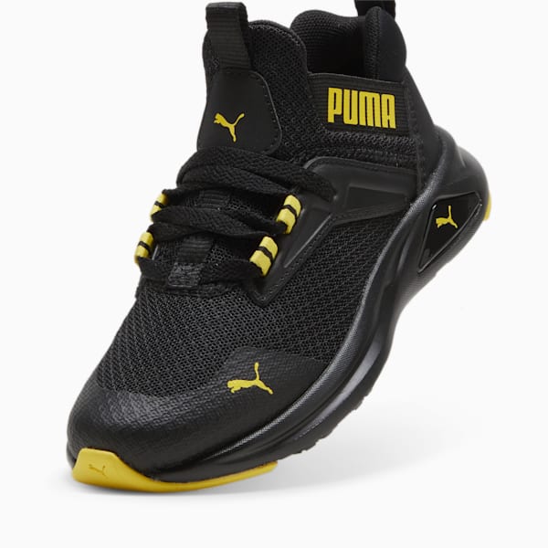 Enzo 2 Refresh AC Kid's Shoes, PUMA Black-Pelé Yellow, extralarge-IND