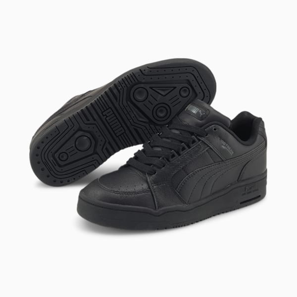 Tenis para jóvenes Slipstream Lo, Puma Black-Dark Shadow, extralarge