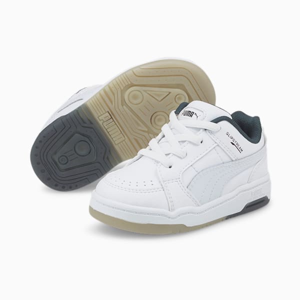 Slipstream Lo Reprise Toddlers' Shoes, Puma White-Dark Slate, extralarge