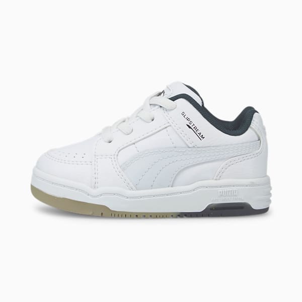 Tenis para bebés Slipstream Lo Reprise AC, Puma White-Dark Slate, extralarge