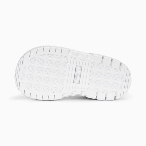 Mayze Lth Alternative Closure Babies' Trainers, PUMA White-Pearl Pink-Vivid Violet, extralarge-GBR