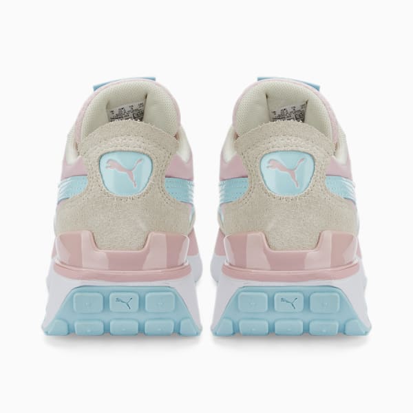 Cruise Rider Peony Girl's Sneakers, Almond Blossom-Light Aqua, extralarge-IND