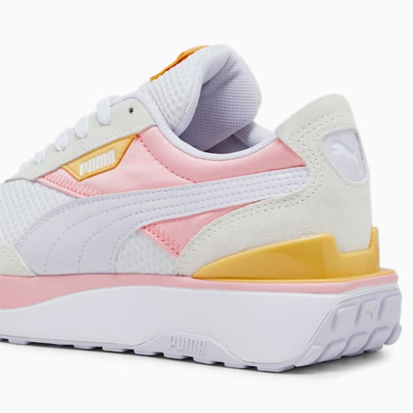Cruise Rider Peony Girl's Sneakers, Peach Smoothie-PUMA White-Spring Lavender, extralarge-IND
