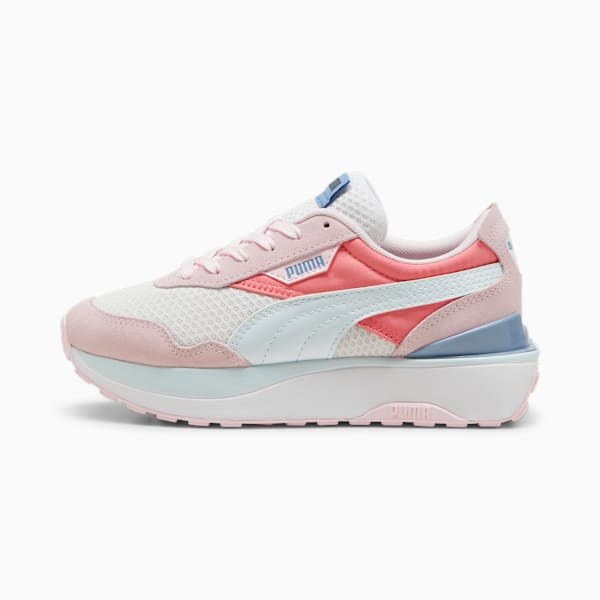 Cruise Rider Peony Girls Sneakers, Whisp Of Pink-Passionfruit-PUMA White, extralarge-IND