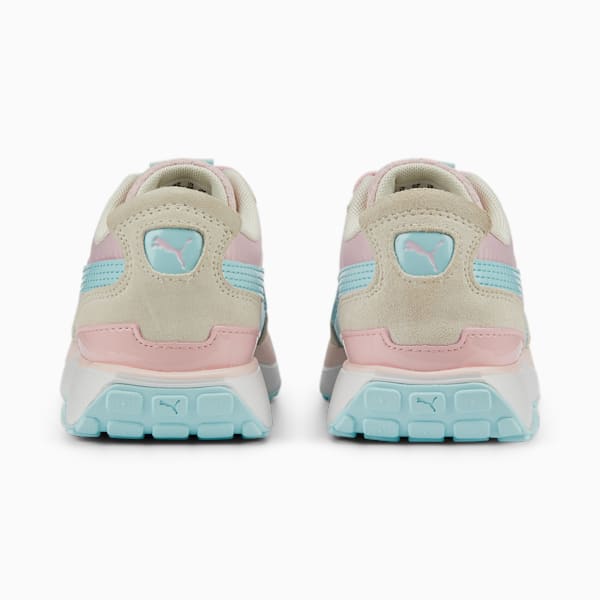 Cruise Rider Peony Little Kids' Shoes, Almond Blossom-Light Aqua, extralarge