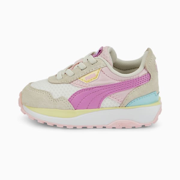 Cruise Rider Peony Toddlers' Shoes, Marshmallow-Mauve Pop