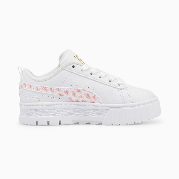 Mayze Wild Sneakers Kids, Puma White-PRISM PINK, extralarge