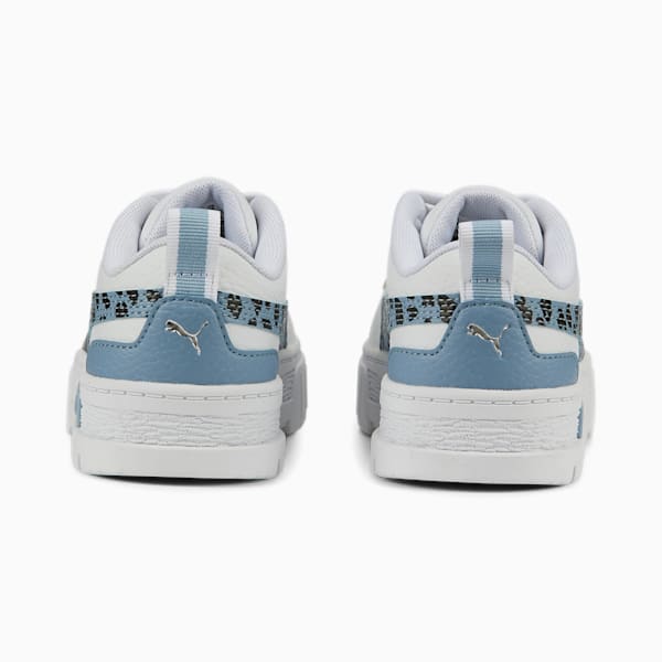 Mayze Wild Little Kids' Sneakers, Puma White-Blue Wash, extralarge