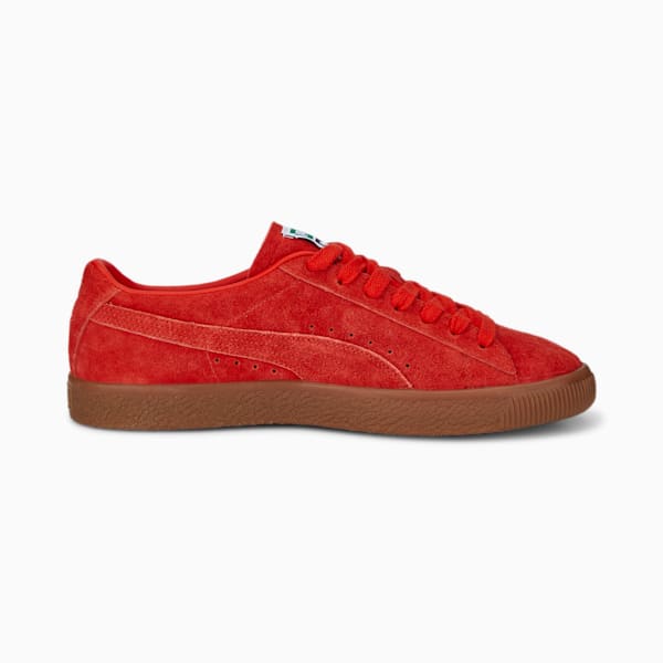 Suede VTG Hairy Suede Men's Sneakers, Burnt Red-Gum, extralarge