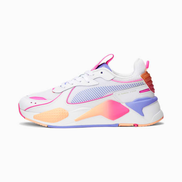 RS-X Pop Women's Sneakers, Puma White-Luminous Pink-Elektro Purple