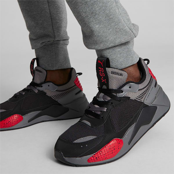 RS-X Halves Sneakers, CASTLEROCK-Puma Black-High Risk Red, extralarge