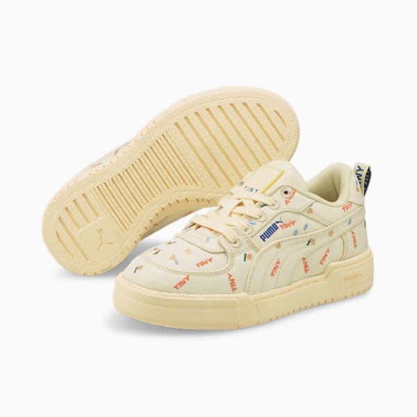 PUMA x TINYCOTTONS CA Pro Printed Little Kids' Sneakers, Aspen Gold, extralarge