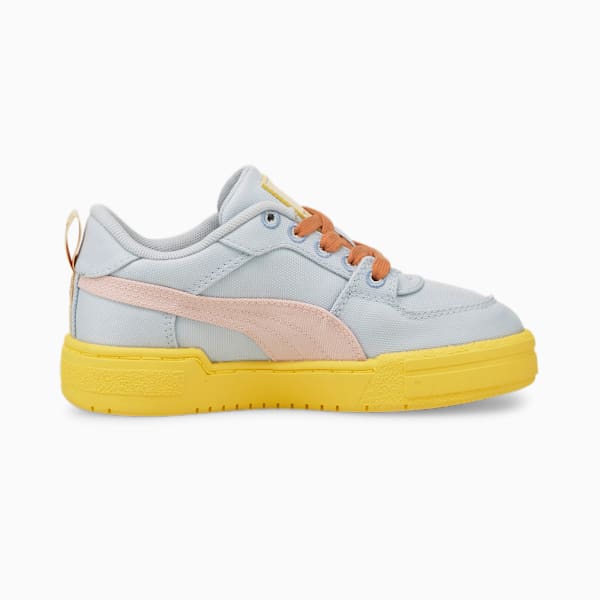 PUMA x TINYCOTTONS CA Pro Little Kids' Shoes, Aspen Gold-Chalk Pink, extralarge