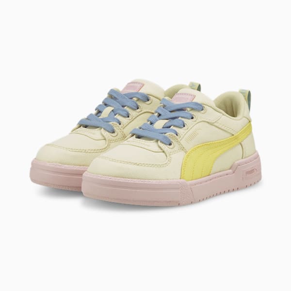 PUMA x TINYCOTTONS CA Pro Little Kids' Shoes, Anise Flower-Aspen Gold, extralarge
