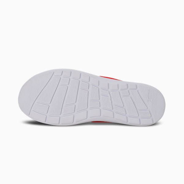 SOFTRIDE Sunny Women's Flip-Flops, High Risk Red-Puma White, extralarge-IND