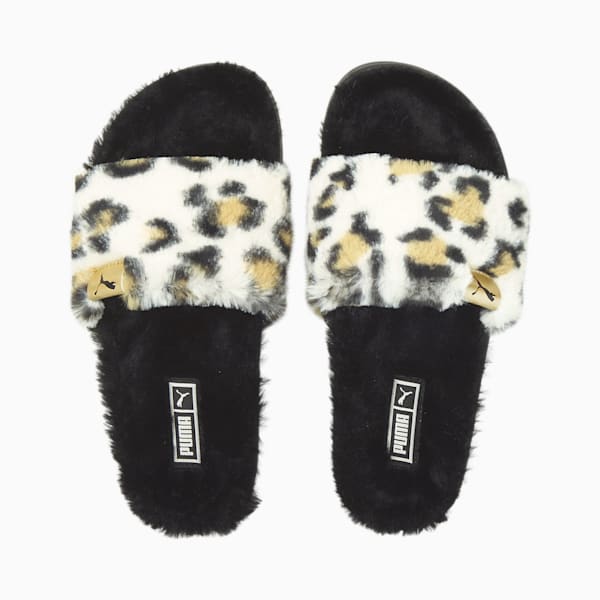 ウィメンズ リードキャット 2.0 フラッフ サファリ サンダル, Puma Black-Puma Team Gold, extralarge-JPN