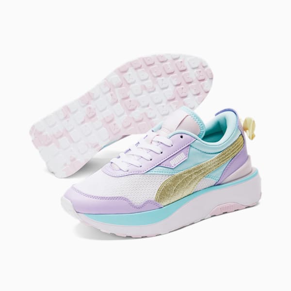 PUMA x L.O.L. Surprise! Cruise Rider Bon Bon Sneakers Big Kids, Purple Rose-Puma White, extralarge