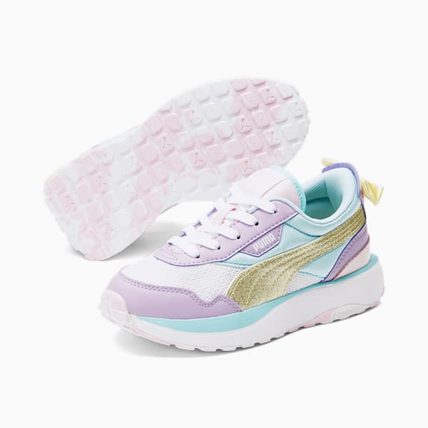 Tenis Niña PUMA X LOL Cruise Rider Bon Bon Kids', Purple Rose-Puma White, extralarge