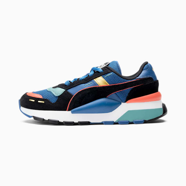 RS 2.0 Go For Big Kids Sneakers, Vallarta Blue-Puma Black-Firelight, extralarge