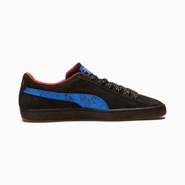 PUMA x DC Justice League Suede Men's Sneakers, Puma Black-Bluemazing, extralarge