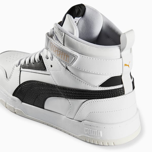 RBD Game Sneakers, Puma White-Puma Black-Puma Team Gold