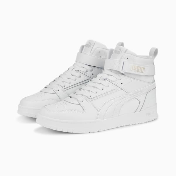 RBD Game Sneakers, Puma White-Puma White-Puma Team Gold, extralarge