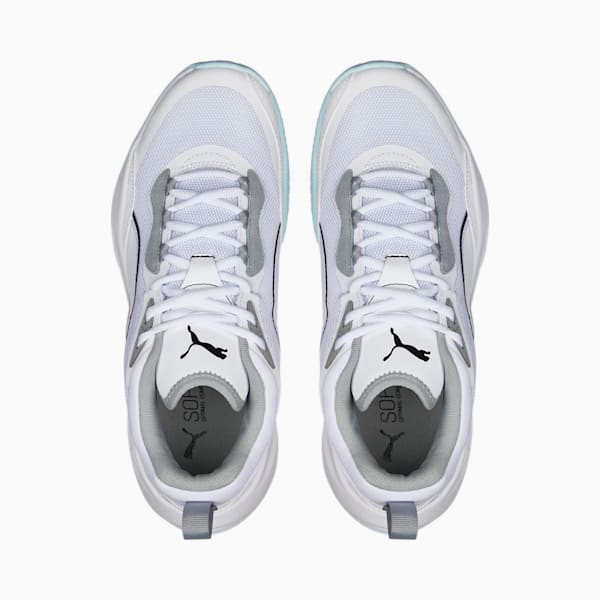 Playmaker Sneakers, Puma White-Puma White-Jet Black-Quarry, extralarge-IND