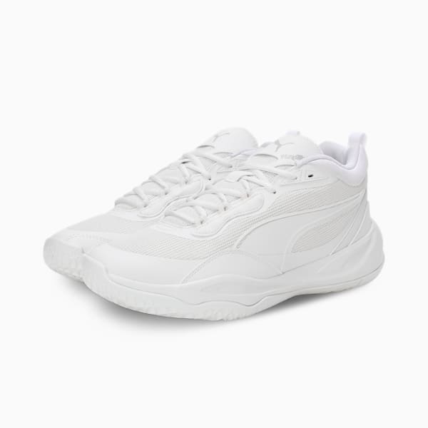 Playmaker Core Sneakers, Puma White-Puma White-Gray Violet, extralarge-IND