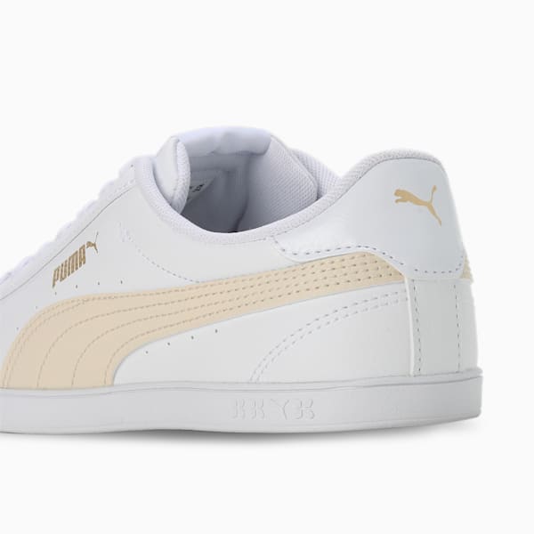 Vikky Lo Pro Women's Sneakers, PUMA White-Alpine Snow-PUMA Gold, extralarge-IND