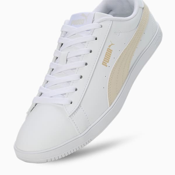 Vikky Lo Pro Women's Sneakers, PUMA White-Alpine Snow-PUMA Gold, extralarge-IND