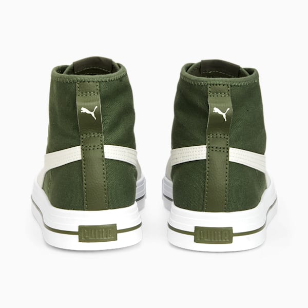 Ever Mid Sneakers, Green Moss-Vapor Gray-PUMA White, extralarge