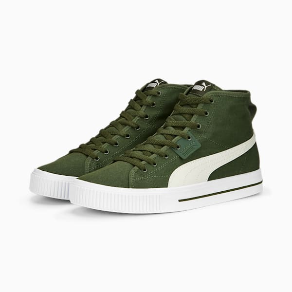 Green puma high tops hotsell