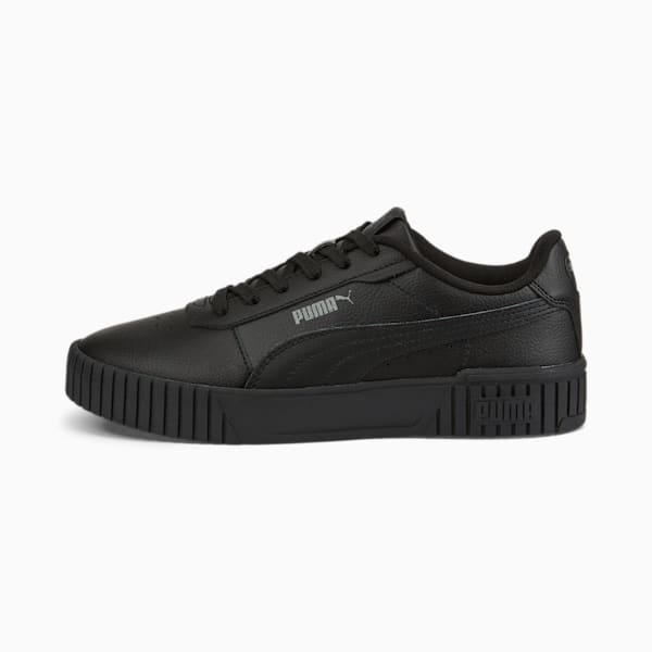 ウィメンズ プーマ キャリーナ 2.0 スニーカー, Puma Black-Puma Black-Dark Shadow, extralarge-JPN