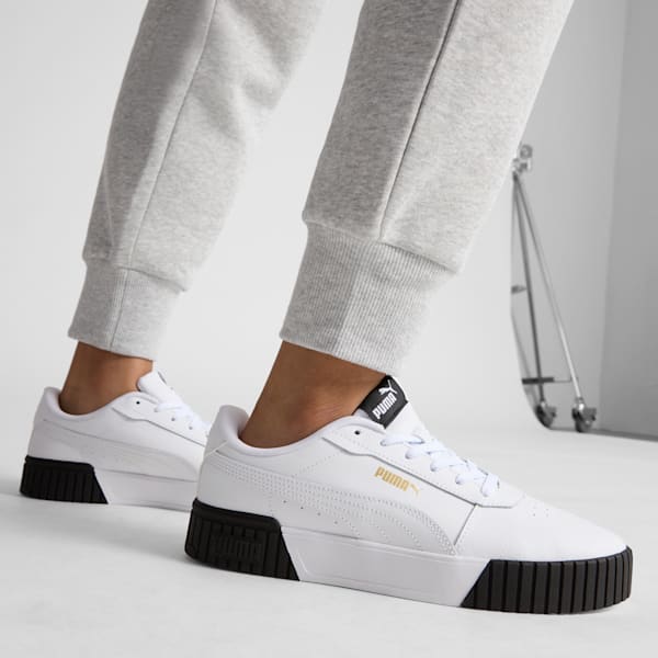 Carina 2.0 Women's Sneakers, Puma White-Puma White-Puma Team Gold-Puma Black, extralarge