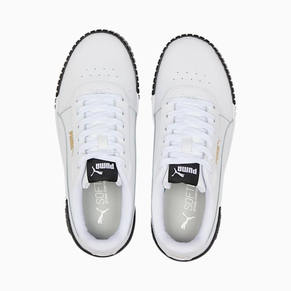 Sneakers Carina 2.0 Femme, Puma White-Puma White-Puma Team Gold-Puma Black, extralarge