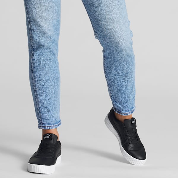 Tenis para mujer Carina 2.0, Puma Black-Puma Black-Puma Silver, extralarge