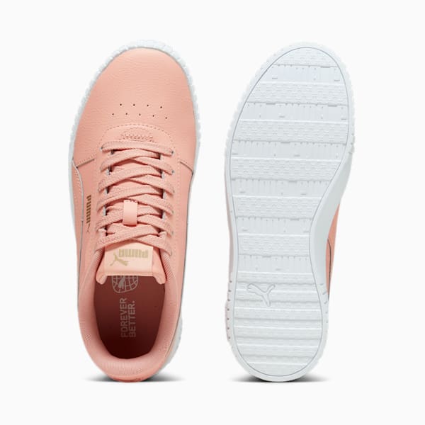Carina 2.0 Women's Sneakers, Poppy Pink-PUMA Gold-Matte Puma Gold-PUMA White, extralarge-AUS