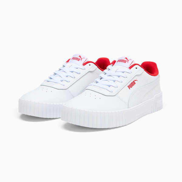 Carina 2.0 Women's Sneakers, PUMA White-PUMA White-For All Time Red, extralarge