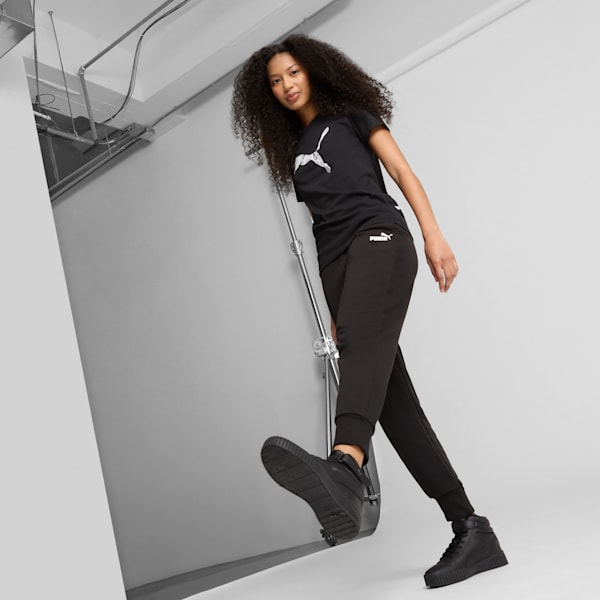Zapatillas Carina 2.0 Mid Invierno para mujer, Puma Black-Puma Black-Dark Shadow, extralarge