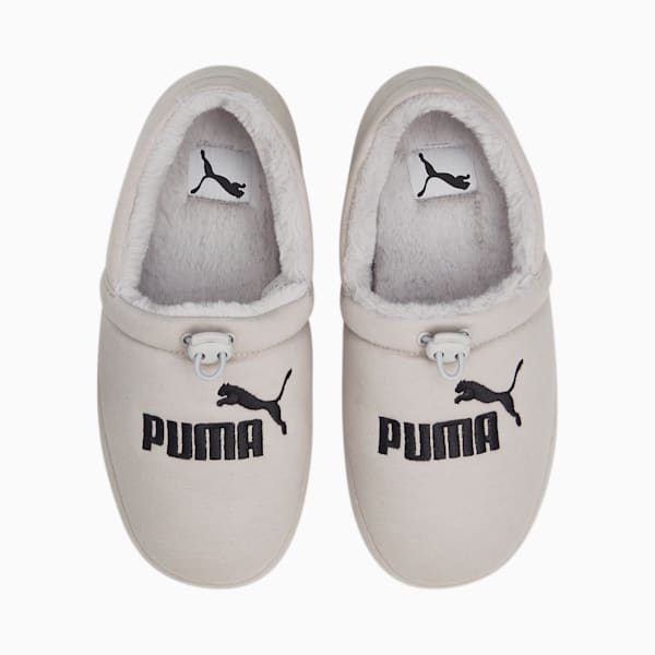 Tuff Moccasin Jersey 3 Slippers Big Kids, Nimbus Cloud-Puma Black, extralarge