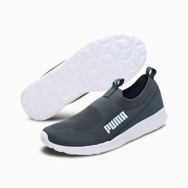 Grand Slipon Men's Sneakers, Dark Slate-PUMA White, extralarge-IND
